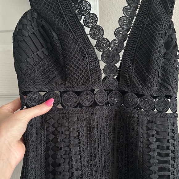 Women’s Bardot Black Lace Dress in perfect condition! - Picture 3 of 7